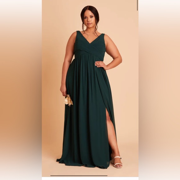 Birdy Grey Dresses & Skirts - Birdy Grey LAURIE EMPIRE DRESS CHIFFON EMERALD